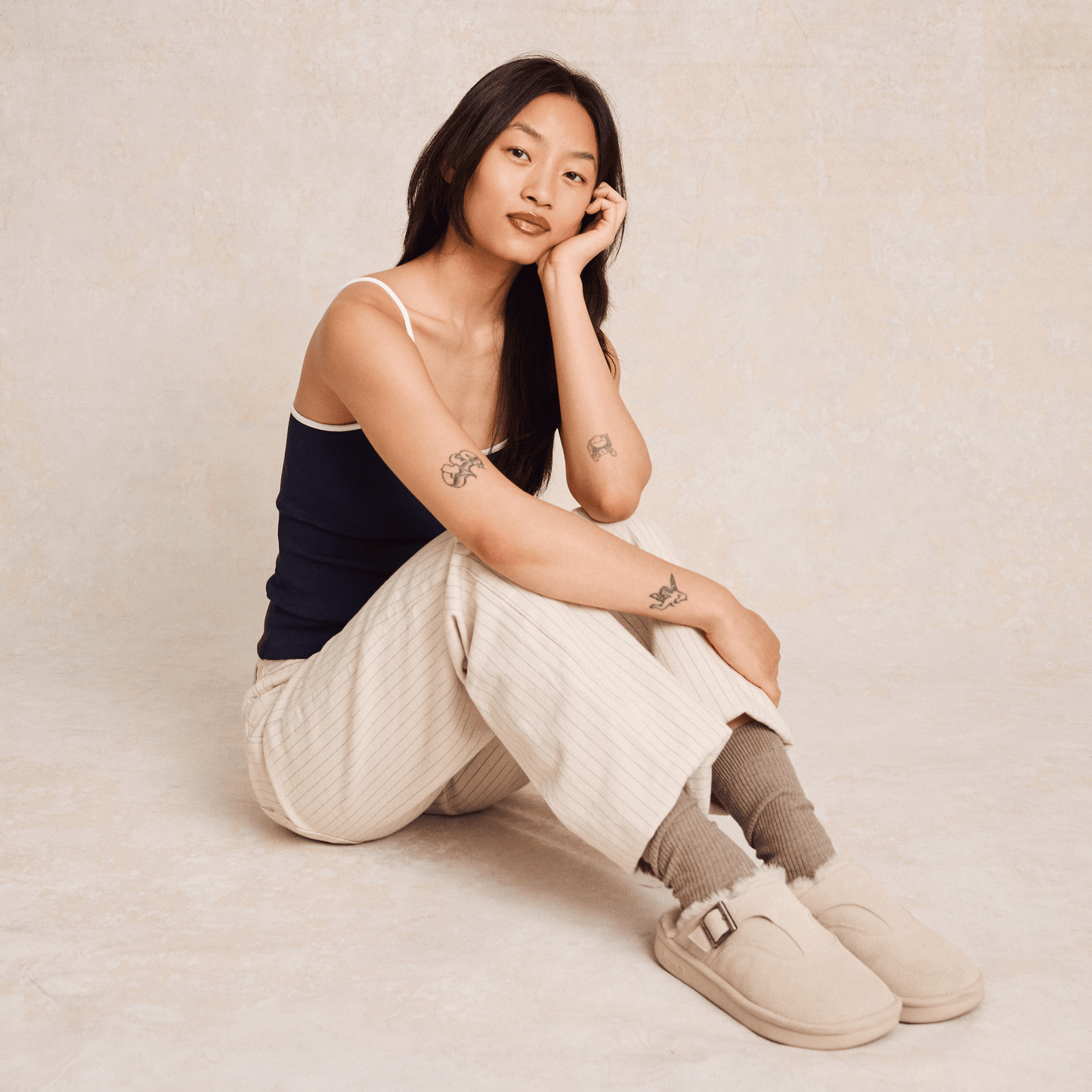 Amour Suede Shearling