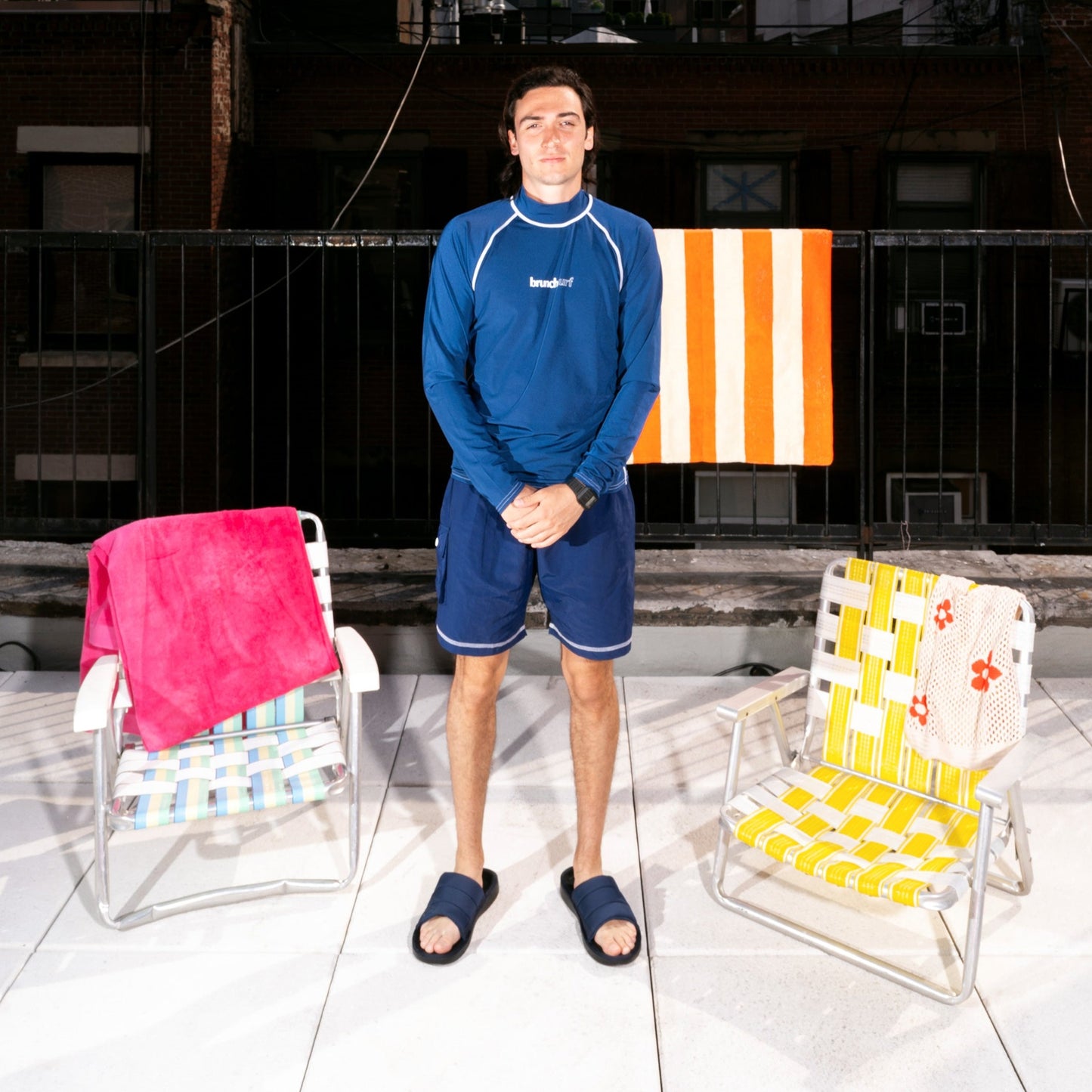 Brunch Surf Shirt I Navy