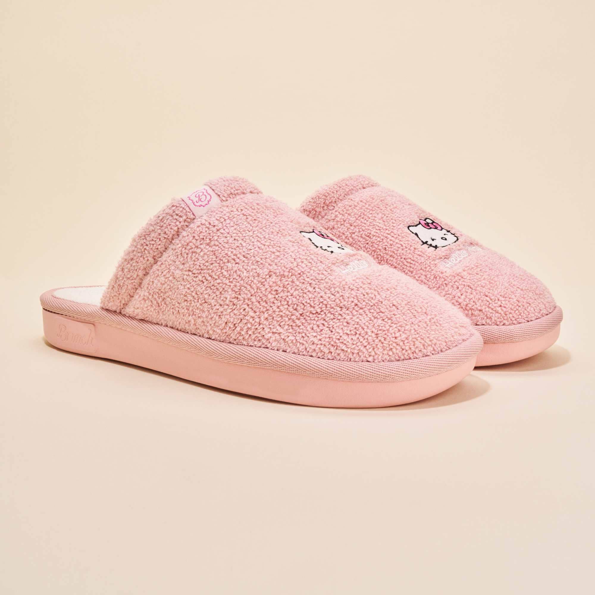 Hello Kitty by Brunch Slippers | Essential Brunch Pink | Hotel