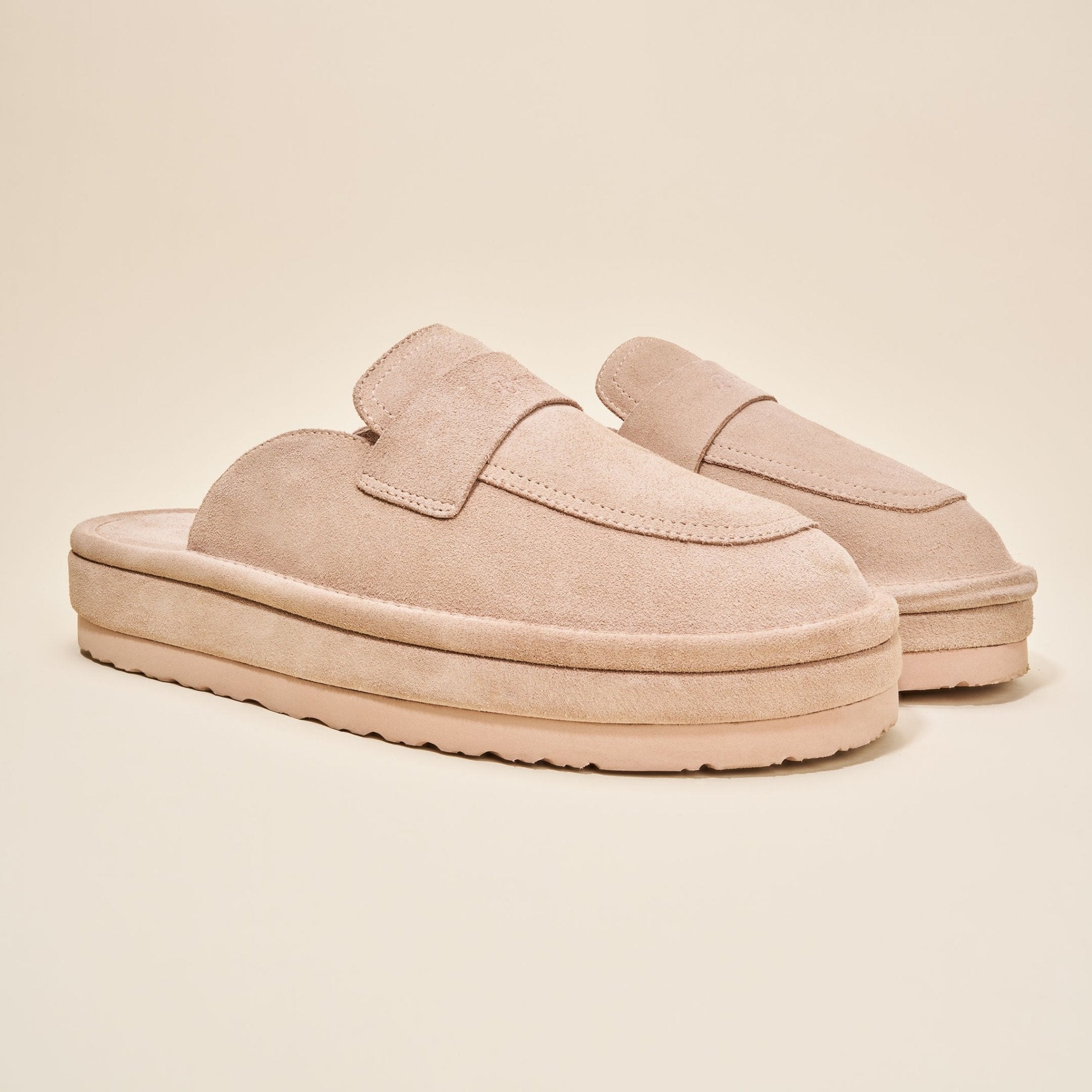 ローズクォーツ シュガーローフ スムースペア 1連 【M-238】 Loafer XXL | Brunch Hotel Inspired Slippers | Brunch Loafer XXL