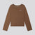 Women's PJ Set - Espresso & Soft Pink - Pima Cotton
