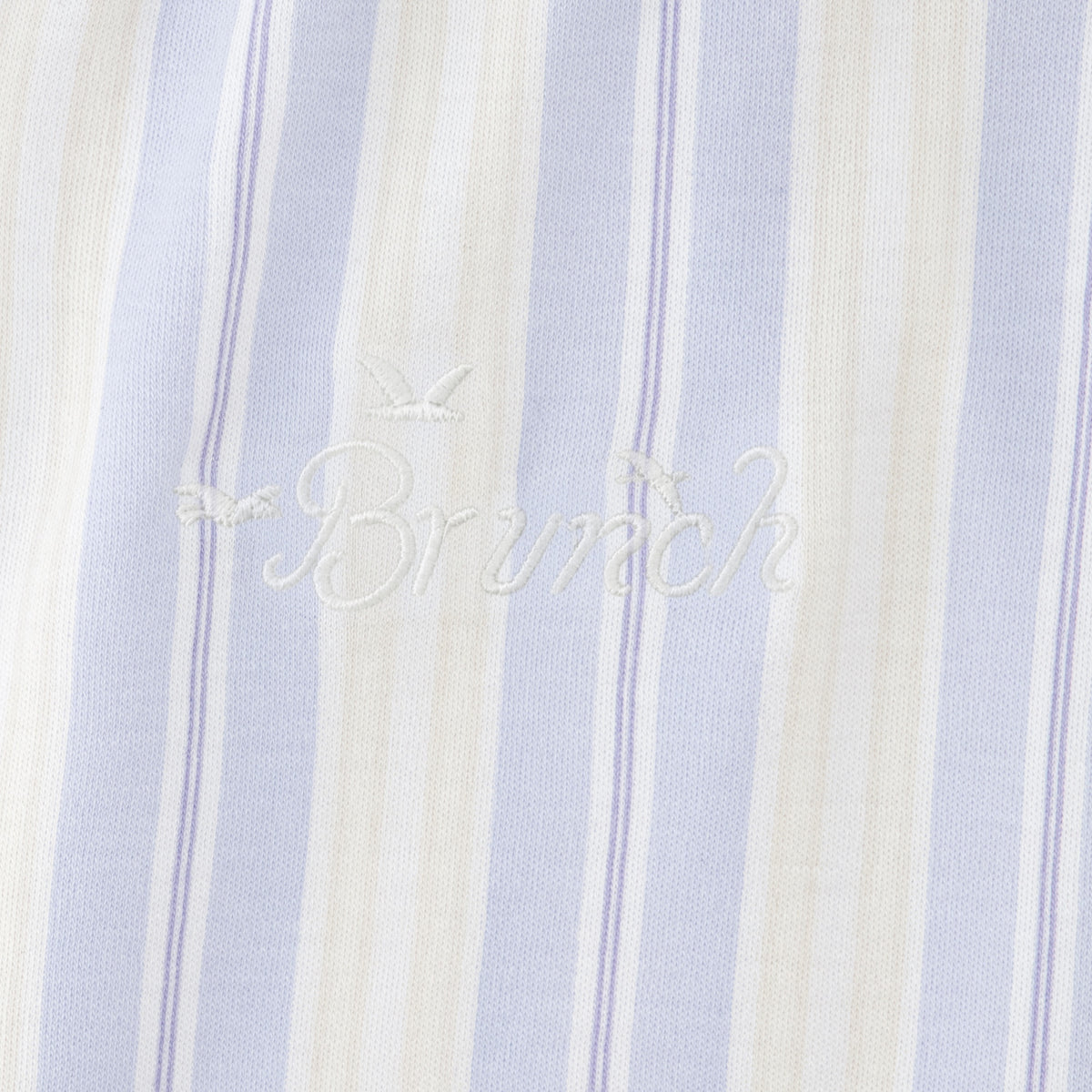 PJ Shortie Set - Blue Cloudy Stripe - Cozyland