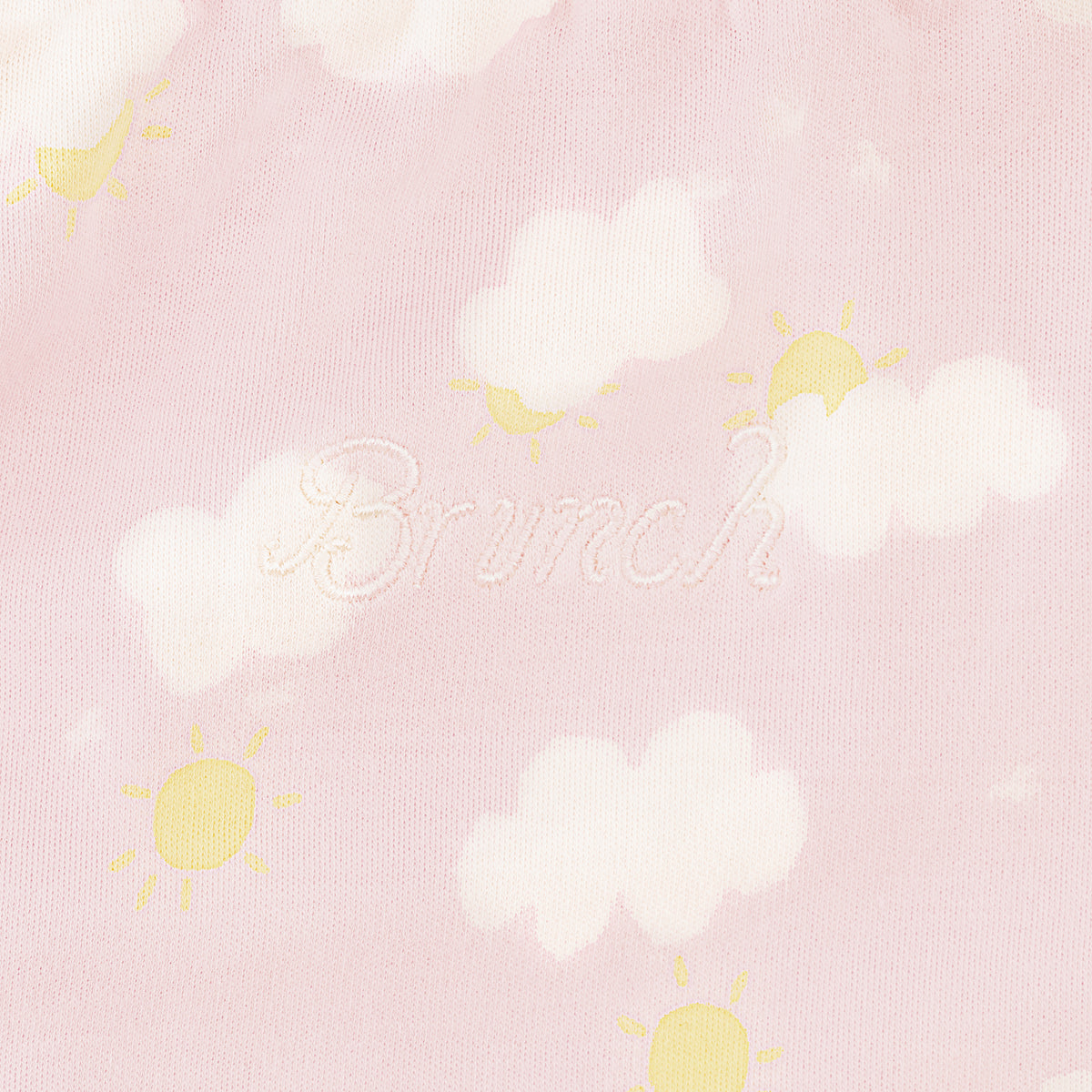 PJ Pant Set - Baby Pink Cloudy Print - Cozyland