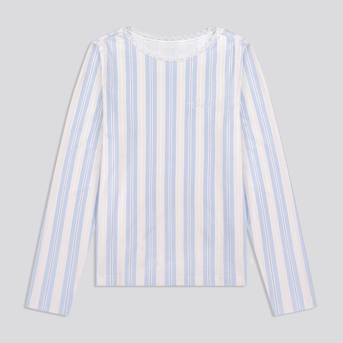 PJ Pant Set - Blue Cloudy Stripe - Cozyland