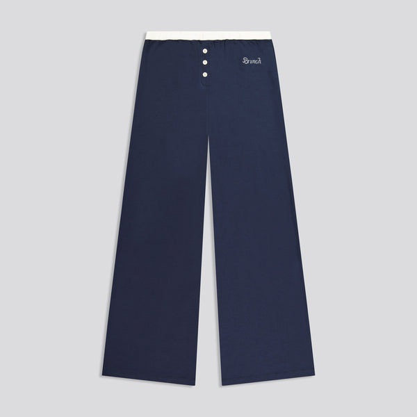 Women's PJ Set - Navy - Pima Cotton