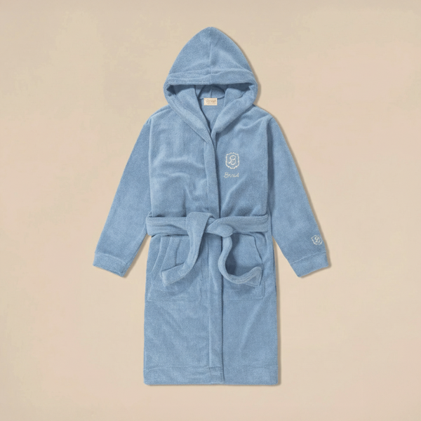 Essential Robe - Powder Blue - Terry