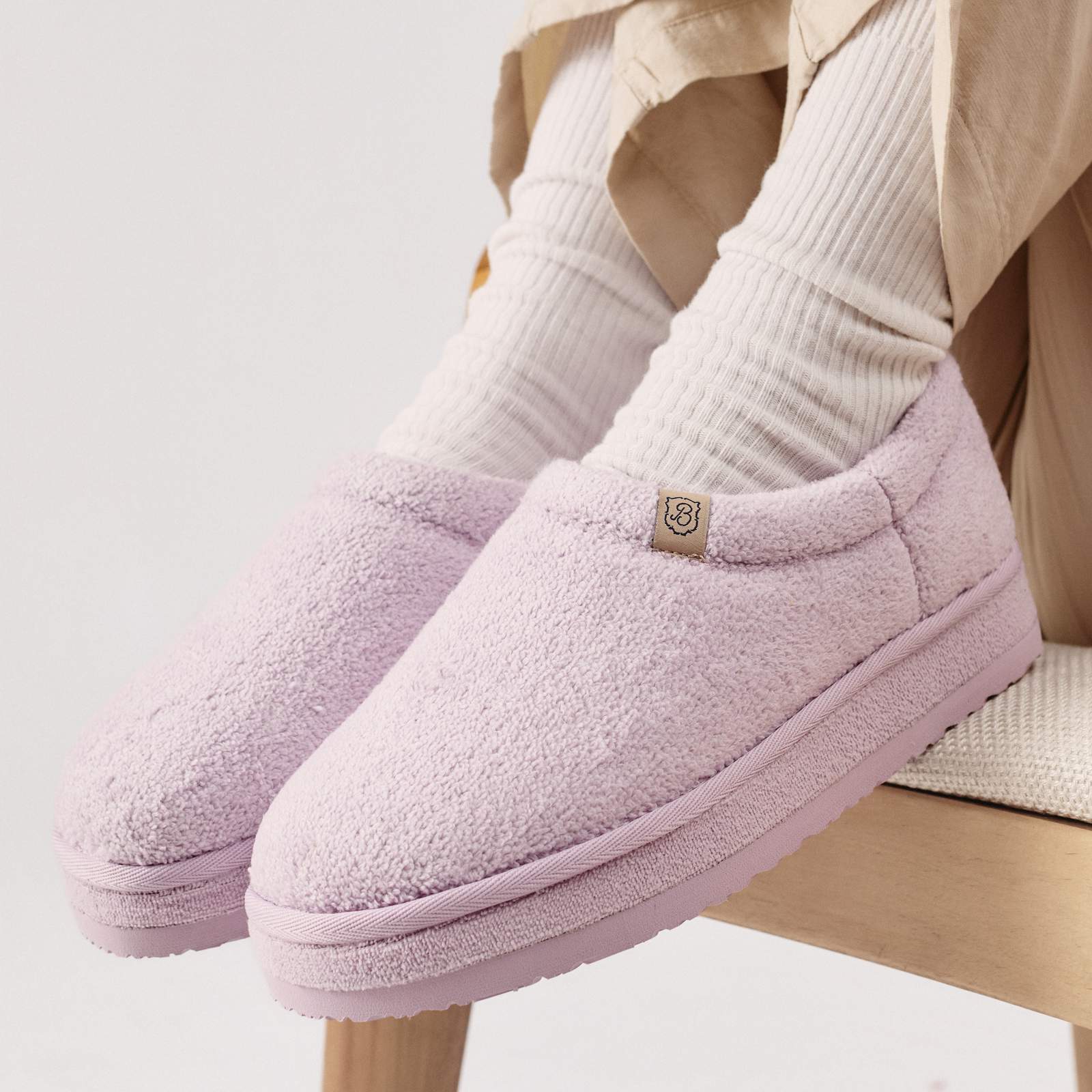 Platform XXL Slipper Lavender | Brunch Slippers | Hotel Inspired