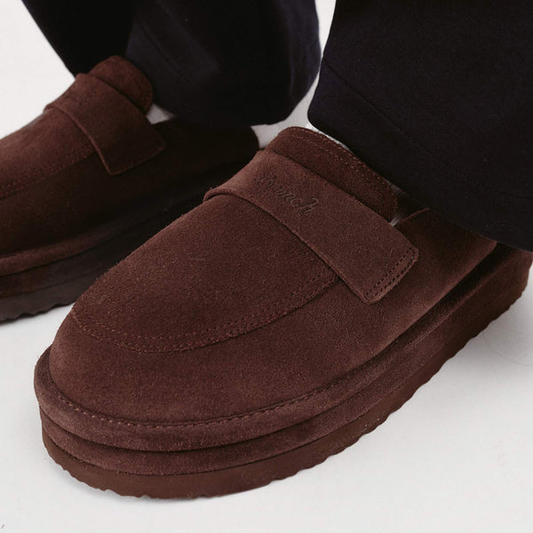 Loafer XXL - Dark Brown - Suede