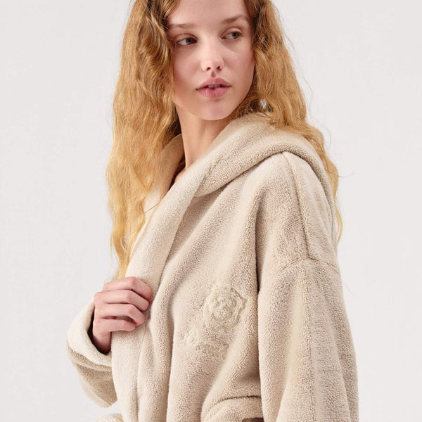 Essential Robe - Beige - Terry