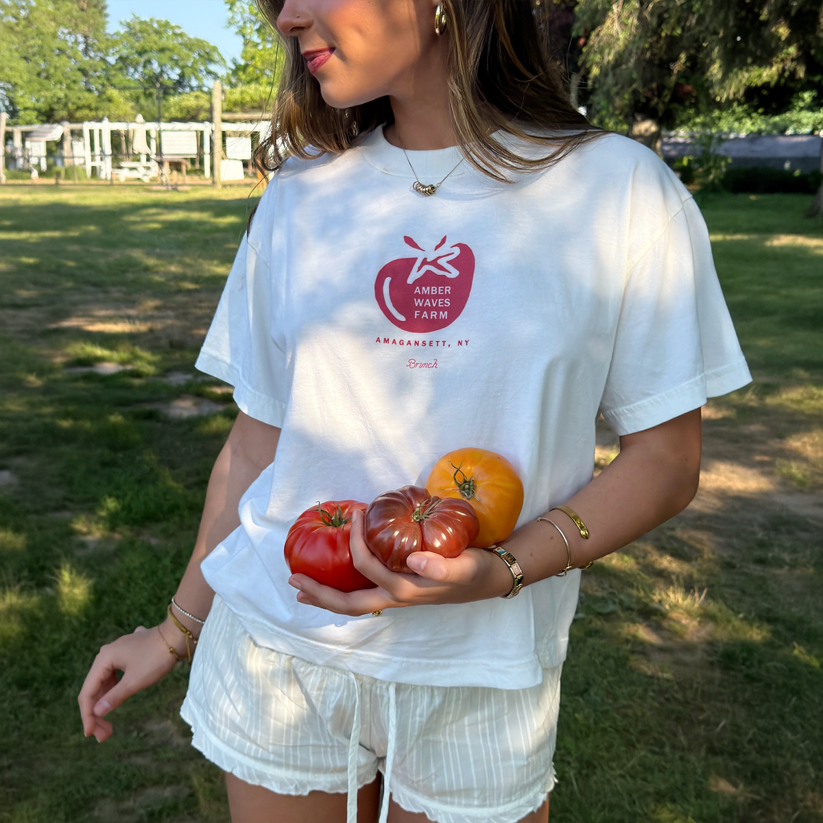 Tomato Baby Tee AWF - Cream - Cotton