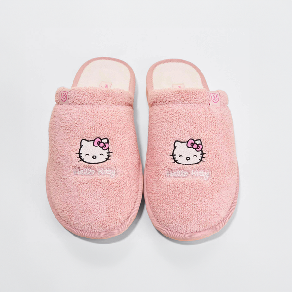 Brunch Essential Hello Kitty slipper in Pink terry, product view 3