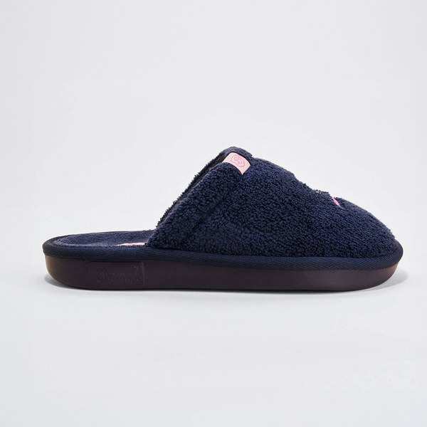 Brunch Essential Hello Kitty slipper in Navy terry, product view 4