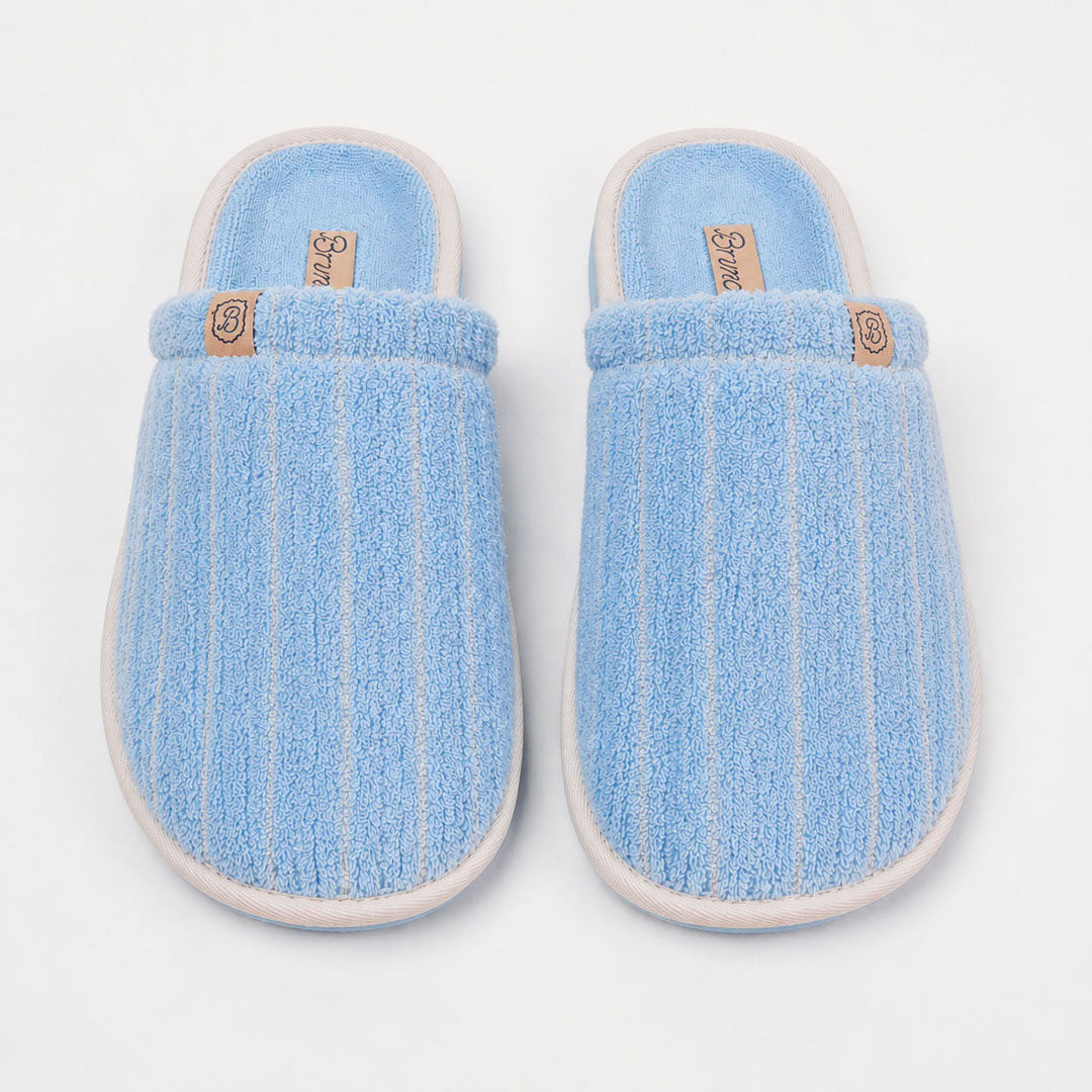 Brunch Essential Cabana Striped Terry slippers, view 5