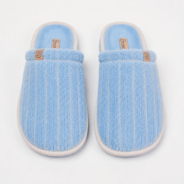 Brunch Essential Cabana Striped Terry slippers, view 5