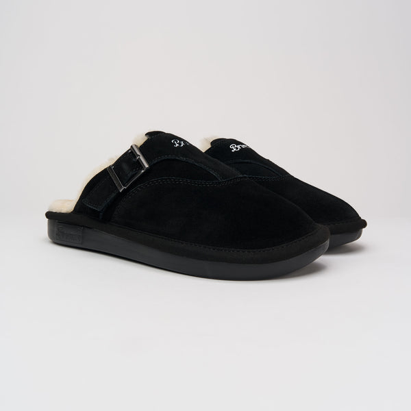 Amour Shearling - Black - Suede
