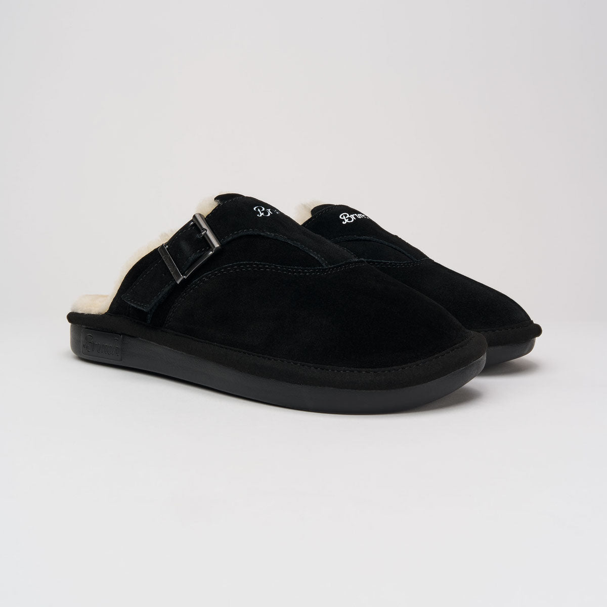 Amour Shearling - Black - Suede