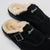 Amour Shearling - Black - Suede