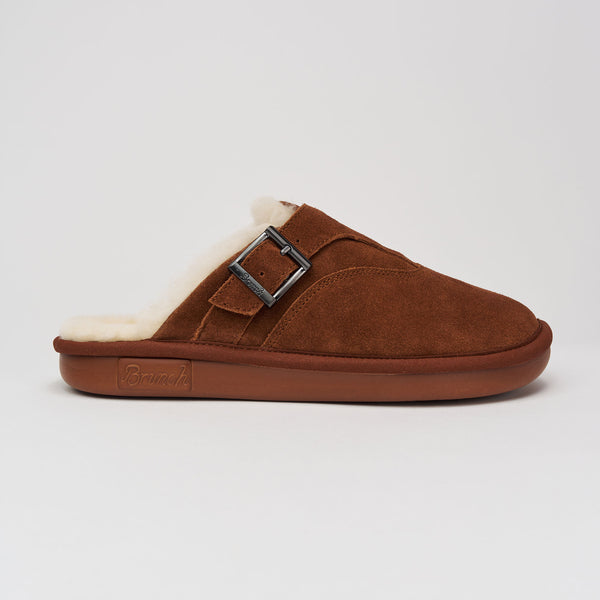 Amour Shearling- Horse Brown - Suede