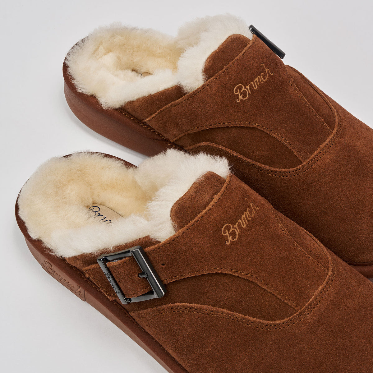 Amour Shearling- Horse Brown - Suede
