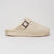 Brunch Amour Shearling slipper in Beige suede, product view 3