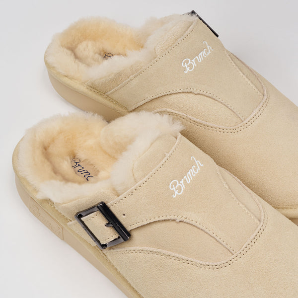 Amour Shearling - Beige - Suede