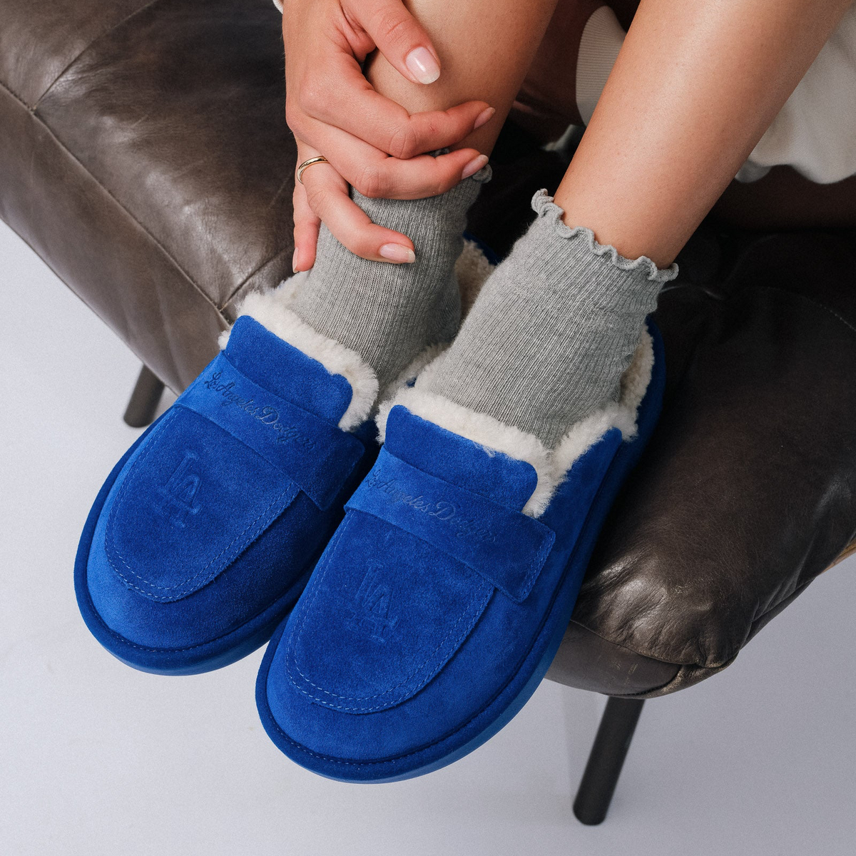 Loafer Shearling Dodgers - Dodgers Blue - Suede