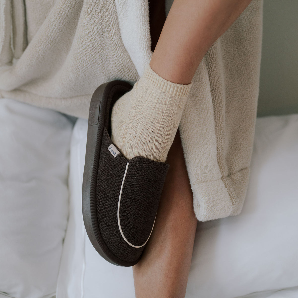 Cigar Slipper - Espresso - Terry