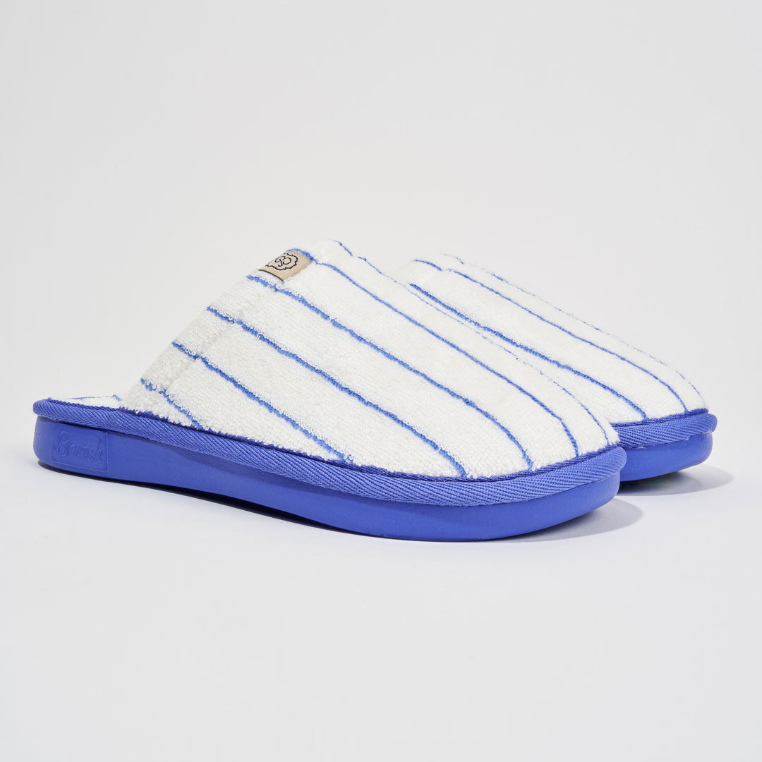 Brunch Essential Regatta Striped Terry slippers