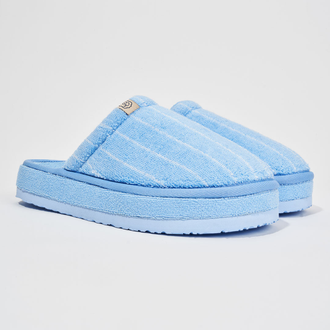 Brunch Essential XXL Cabana Striped Terry slippers