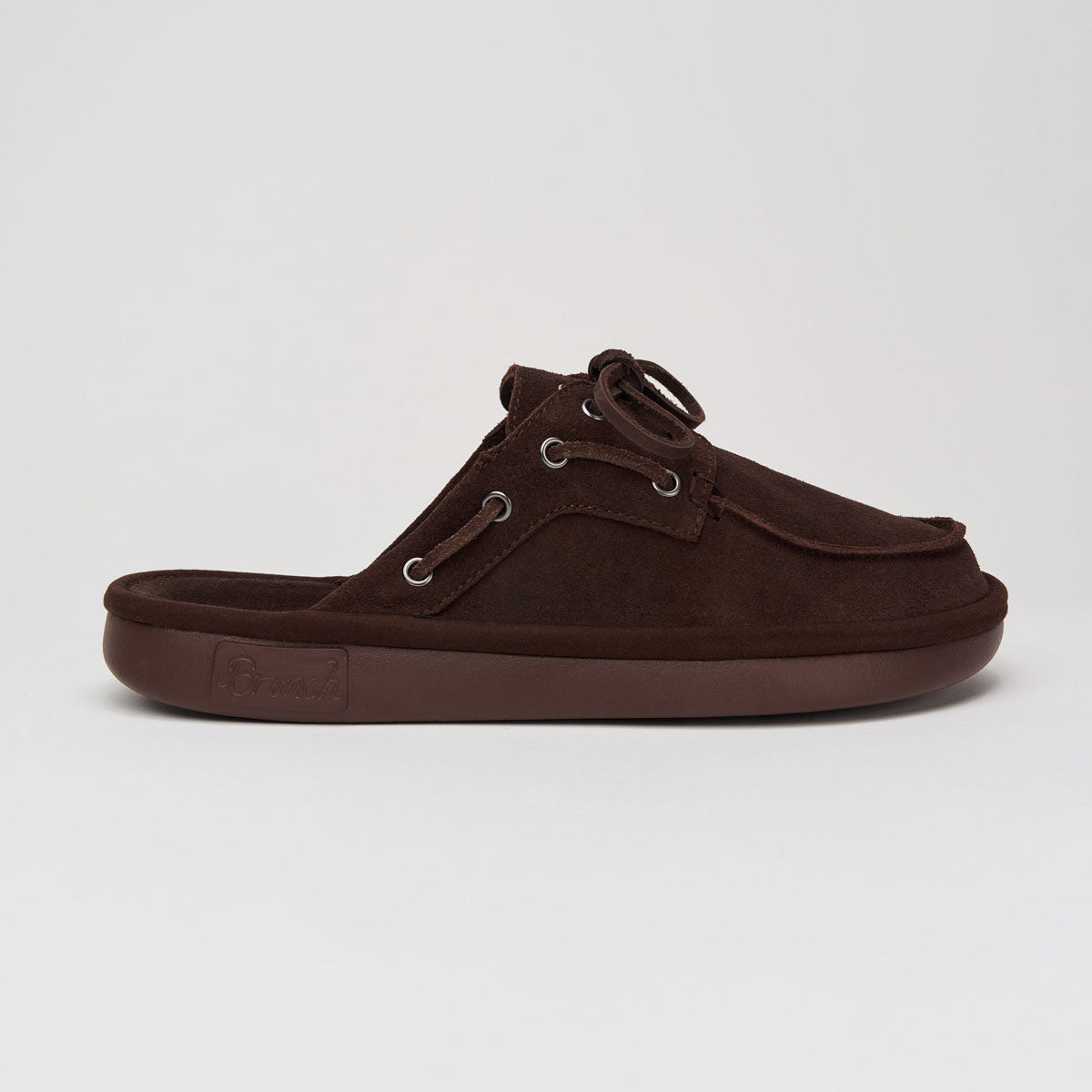 Boat Mule - Dark Brown - Suede