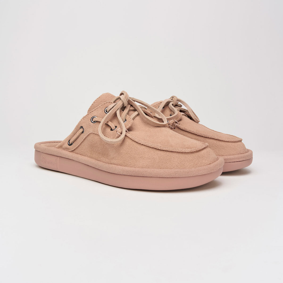 Boat Mule - Dusty Rose - Suede