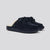 Boat Mule Shearling - Navy - Suede