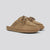 Boat Mule Shearling - Tan - Suede