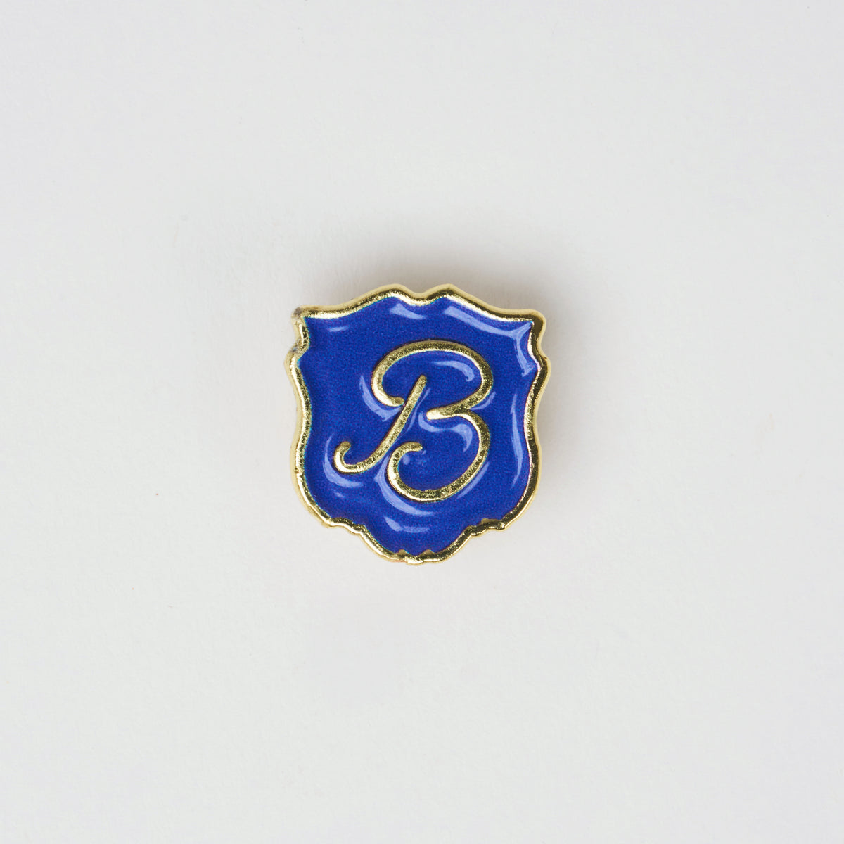 Brunch B Crest Charm Navy Metal