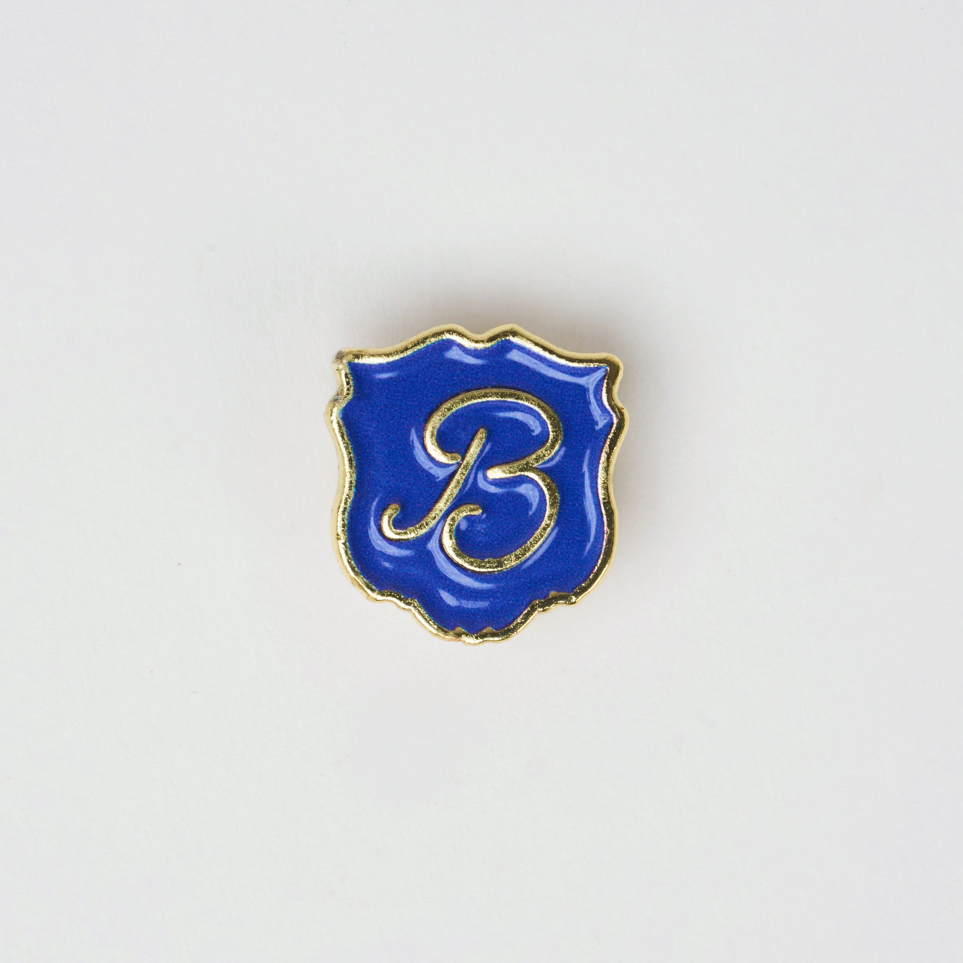 Brunch B Crest Charm Navy Metal