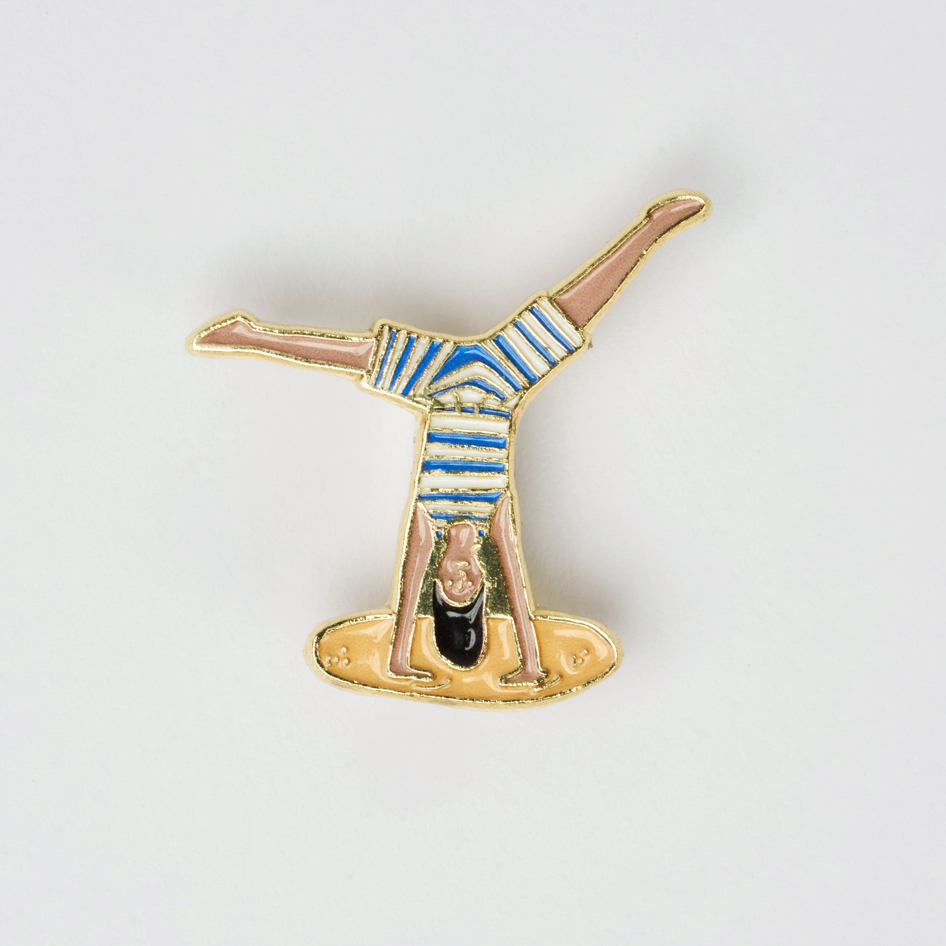 Brunch Cartwheel Charm Tan Metal