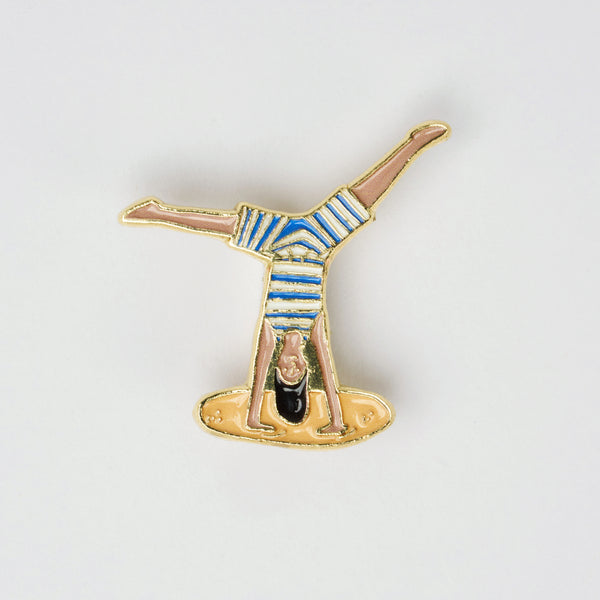 Brunch Cartwheel Charm Tan Metal