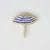 Brunch Umbrella Charm Blue Metal