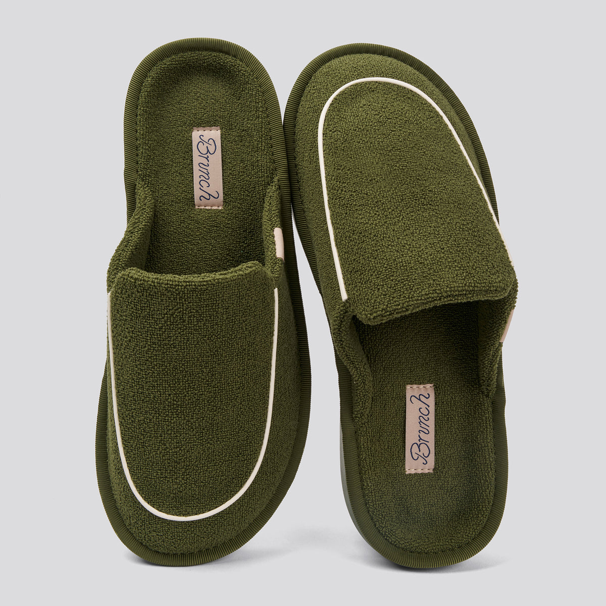 Cigar Slipper - Chive - Terry