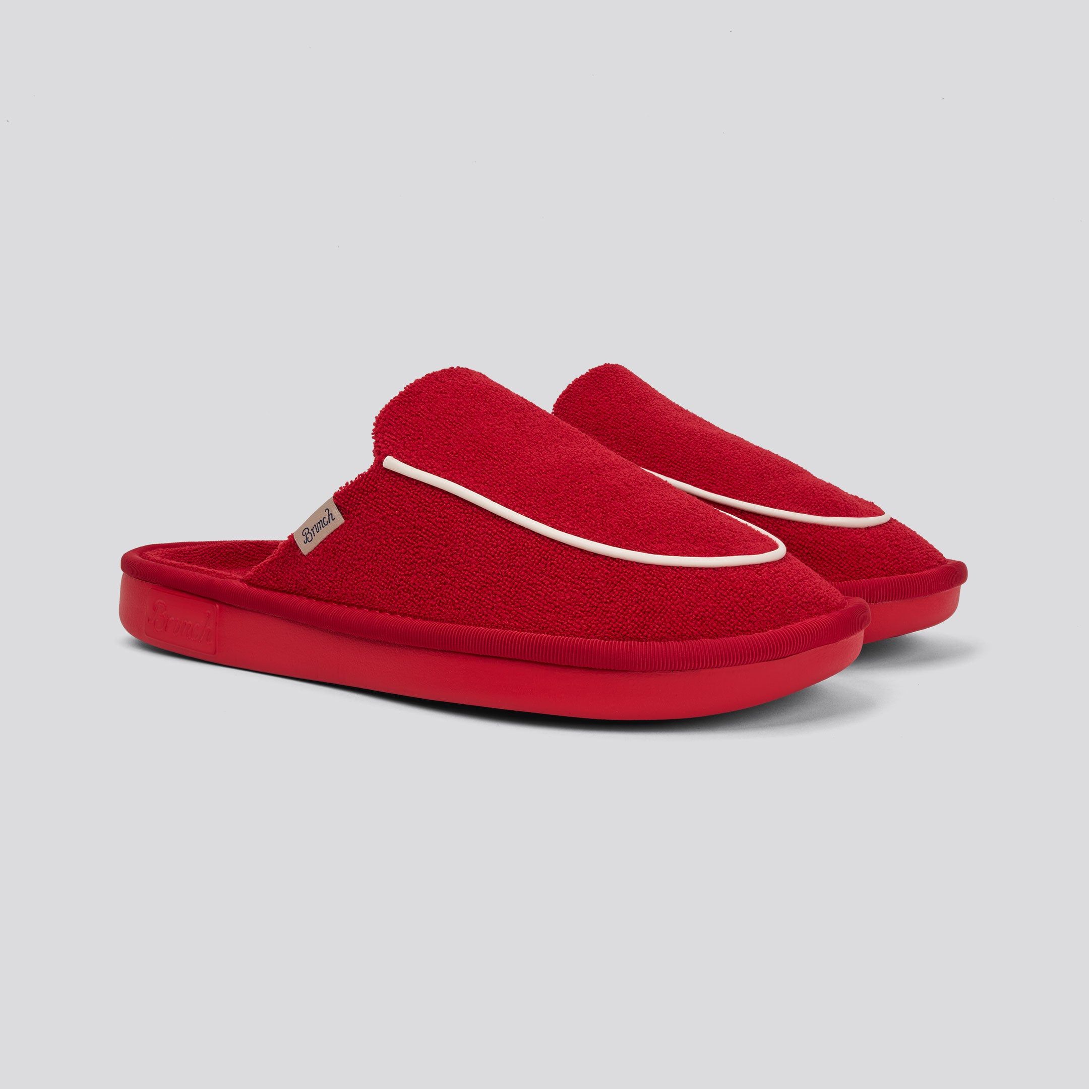 Cigar Slipper - Cranberry - Terry