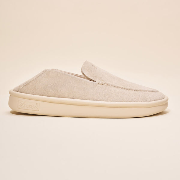 Collapsible Loafer - Beige - Suede