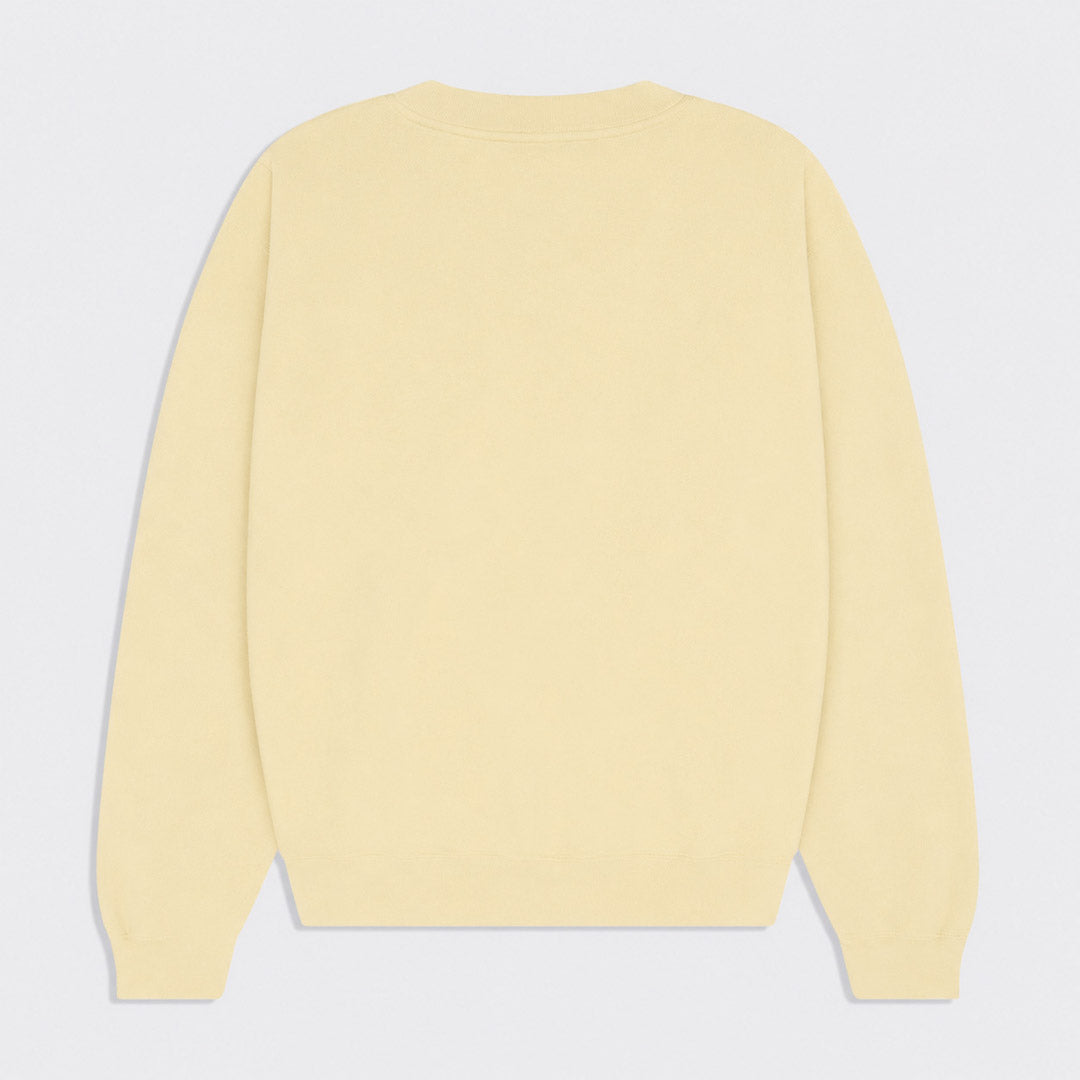 Summer Crewneck - Pale Yellow - French Terry