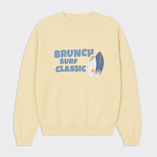 Summer Crewneck - Pale Yellow - French Terry