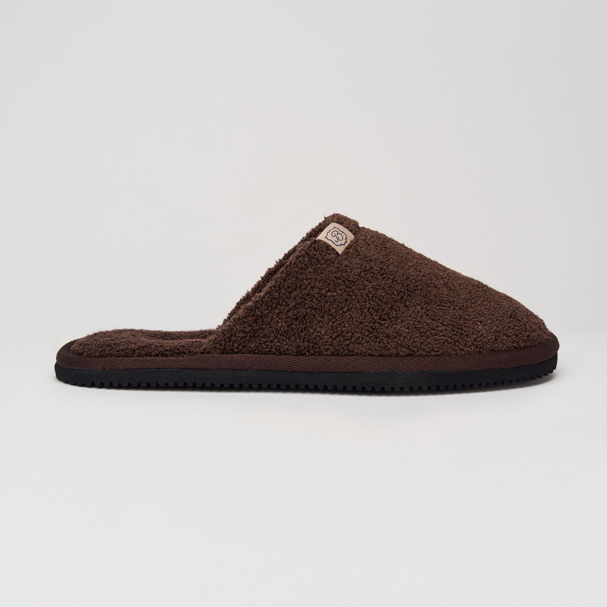 Brunch Classic slipper in Brown terry, product view 3