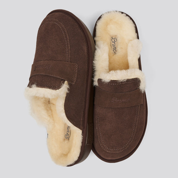 Loafer Shearling - Espresso - Suede