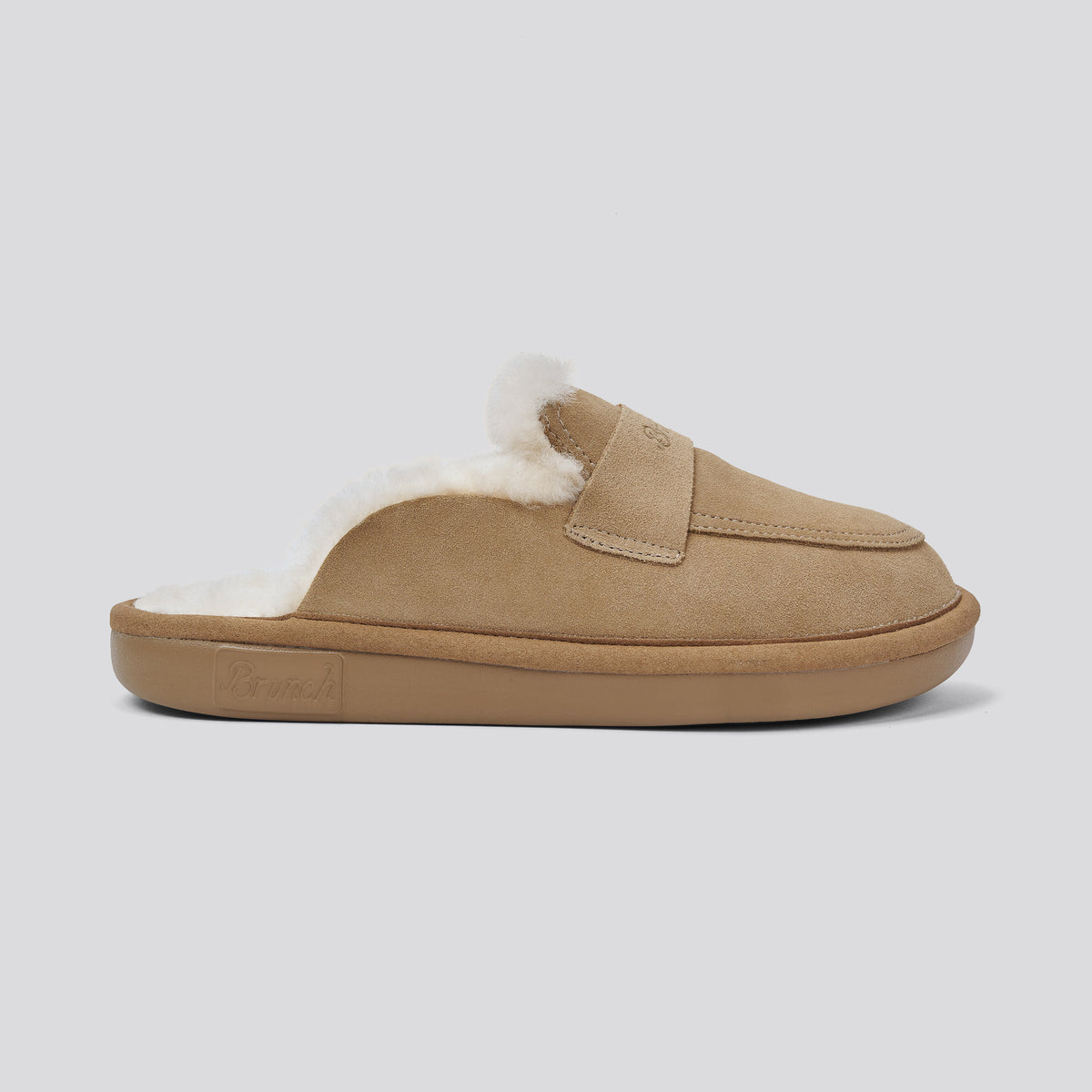 Loafer Shearling - Tan - Suede
