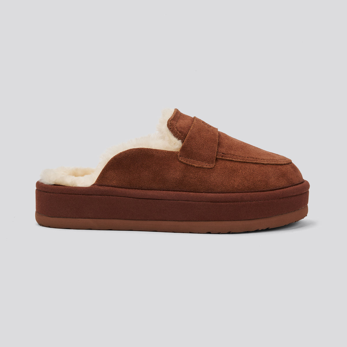 Loafer XXL Shearling - Pecan - Suede