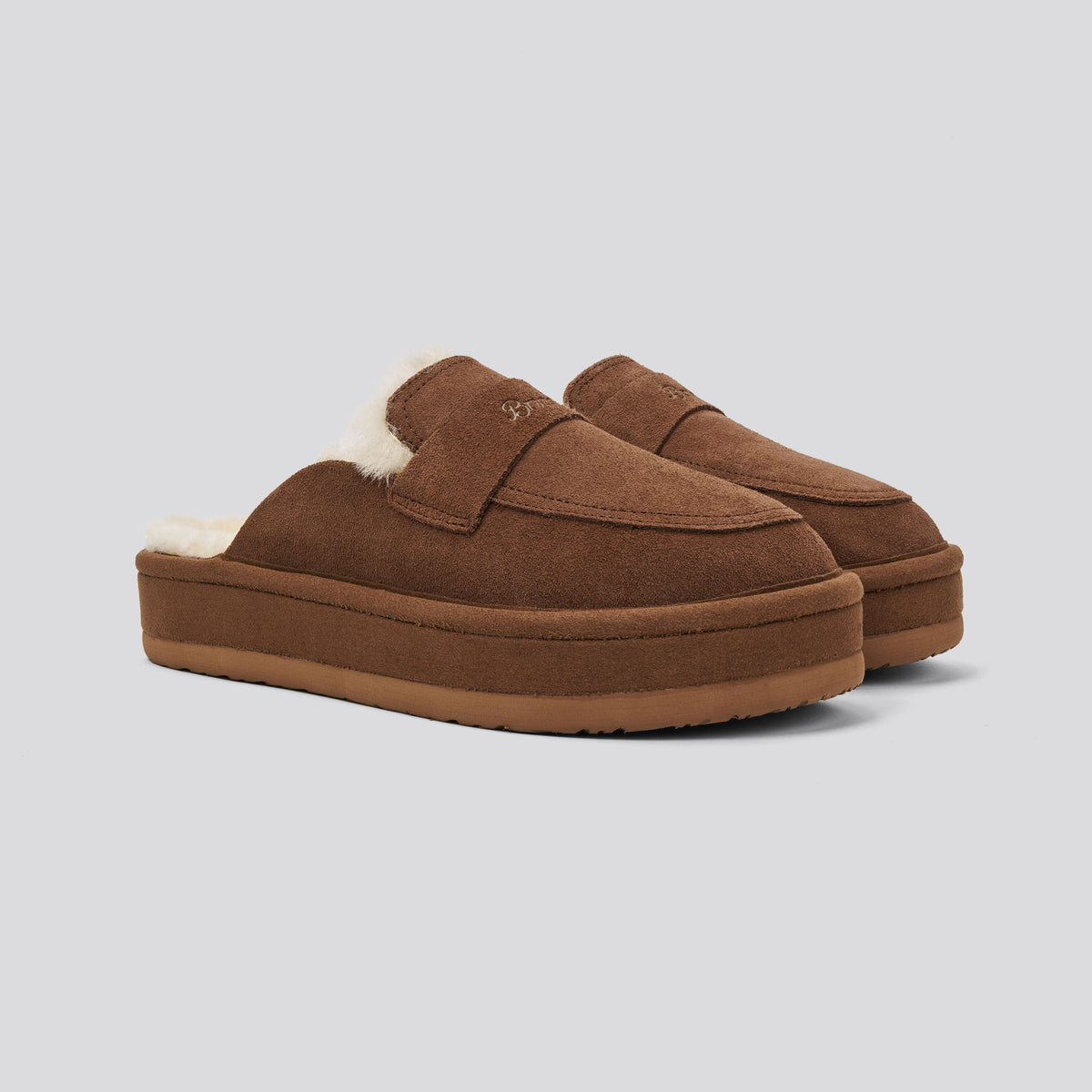 Loafer XXL Shearling - Mocha - Suede