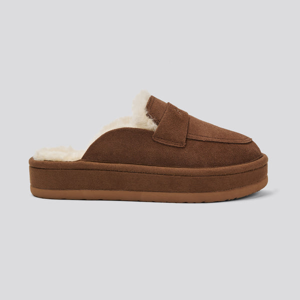 Loafer XXL Shearling - Mocha - Suede
