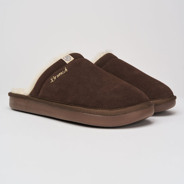 Essential Shearling - Brown - Suede